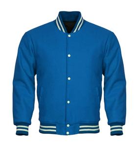 Custom Made Winter Varsity Jacket <b>White</b> <b>Wool</b> Sleeves Black Body Waterproof Vintage Canvas Letterman 2026 - Product Image 3