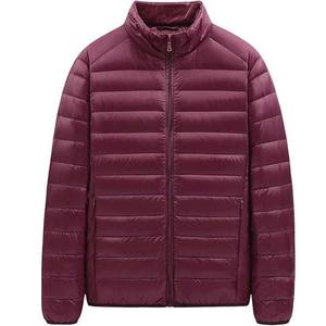 <b>Men's</b> Casual Winter Duck Puffer <b>Jacket</b> Waterproof Canvas Fabric Windproof Warm Bubble Coats <b>Light</b> Loose Fit Plain Dyed Technique - Product Image 6