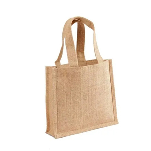Aceptamos bolsas de compras de lino de tamaño personalizado, bolsas de yute naturales recicladas ecológicas, compras - Product Image 4