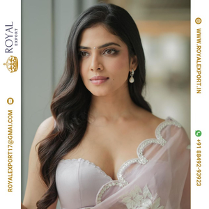 Lanzamiento del diseñador exclusivo Blissful Soft Satin Organza Saree Collection Fabricante por Royal Export en Surat Gujarat - Product Image 4