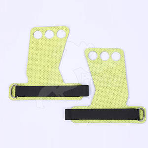 Poignées de gymnastique personnalisées de haute qualité pour l'haltérophilie fabriqué au Pakistan en caoutchouc naturel et PVC imperméable résistant à l'usure vente en gros - Product Image 2