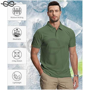 Vente en gros Polo coupe ajustée pour hommes et femmes Polo de golf en polyester brodé de logo personnalisé unisexe confortable et élégant - Product Image 5