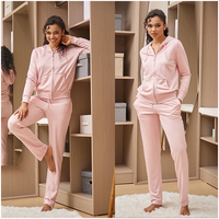 Fournisseur direct d'usine, logo personnalisé, ensemble deux pièces pour femmes, coupe ample, sweat-shirt uni, bouton en dentelle, short en polaire, décontracté, 100% coton