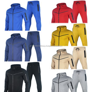   Ensembles de survêtements deux pièces pour hommes 2026 – Sweats à capuche zippés et pantalons de jogging – Tenues décontractées et sportives personnalisables avec logo – Pantalons de survêtement - Product Image 1