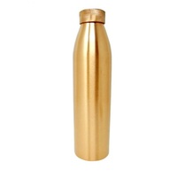 Bouteille d'eau en cuivre écologique 100% cuivre métal idéal pour le camping en plein air bouteille d'eau potable de voyage