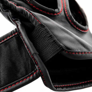 Gants de boxe MMA de qualité supérieure, respirants, design unique, personnalisation des couleurs noir et gris. - Product Image 6
