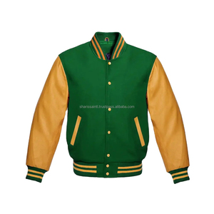 Vestes universitaires et universitaires de grande taille pour hommes vestes universitaires vierges en gros veste universitaire letterman unie avec logo personnalisé pour hommes - Product Image 4
