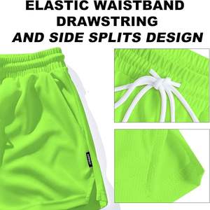 Latest Fashion High Street Winter Breathable Plus Size <b>Men</b> and Women Solid Color <b>Mesh</b> <b>Shorts</b> Street Wear - Product Image 2