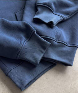 2025 hommes personnalisé 100% coton polaire sweats à capuche tricotés coupe régulière manches longues pull à capuche Double capuche hommes sweats à capuche - Product Image 6