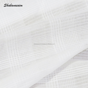 Soft Cotton Fabric for Sofa <b>Cover</b> Hotel Decorative Bedding Garments White Dobby Fabrics Made in India - Product Image 4