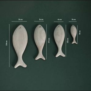 Décoration artisanale poisson en bois au meilleur prix - Product Image 2