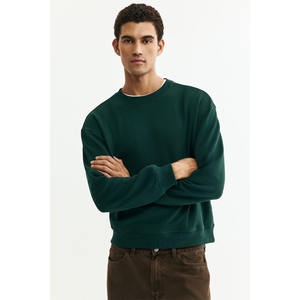 Sweat-shirt à capuche brodé de haute qualité pour homme, logo personnalisé, 100% coton, vintage, hiver, écologique, streetwear - Product Image 2