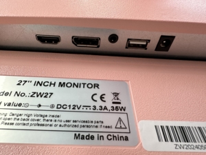 1920x108เกมโค้ง27นิ้วสำหรับเด็กผู้หญิง0/2560x1440 1ms 144Hz/240Hz MVA - Product Image 3