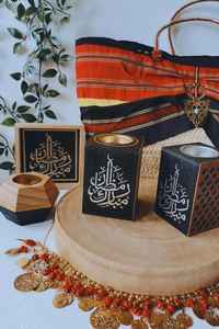 ที่วางธูปไม้ทำด้วยมือกล่องไม้กำยานแบบพีระมิด - Product Image 5