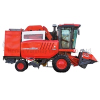 Pas cher 4 Rangée Maiz Hervester Fabriqué Par Chinacombined Moissonneuse Machine Pour Le Riz