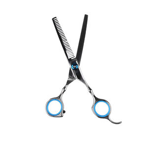 Tijeras para Adelgazar el Cabello, Rectas, Afiladas, de Acero Inoxidable, Diseño Ergonómico, Agarre Cómodo, Manejo Equilibrado, para Peluquería - Product Image 4