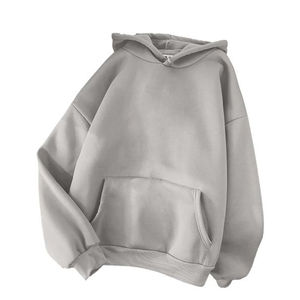 Sudadera con capucha de manga larga suave y Lisa para hombre con logotipo personalizado Sudadera con capucha de temporada de invierno Kangroo Pocket Casual Wear - Product Image 3