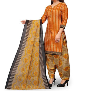 ชุดเสื้อผ้าผู้หญิงแบบปากีสถาน ชัลวาร์ คามีซ ลายพิมพ์ ชุดลำลอง ชุดออกงาน ชุด 3 ชิ้น สำหรับผู้ใหญ่ - Product Image 4