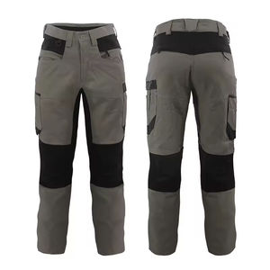 Pantalon de travail décontracté et extensible pour hommes, avec plusieurs poches latérales, fabrication de pantalons cargo pour le printemps et l'automne - Product Image 6