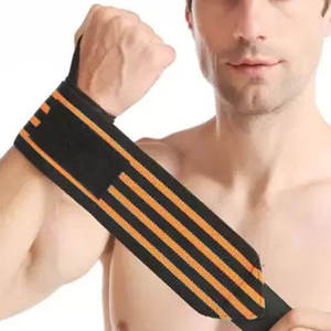 Muñequeras de neopreno transpirables de alta resistencia, superventas, entrenamiento, levantamiento de pesas, logotipo personalizado, seguridad física, alta calidad - Product Image 4