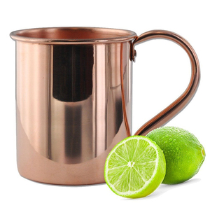 Tasse Mule Design Moderne Tasses à Vin en Cuivre Acier Inoxydable Tasse Mule de Moscou Outils de Bar - Product Image 5