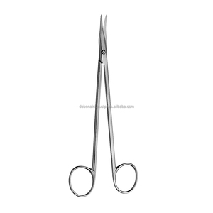 Tijeras quirúrgicas manuales curvas Morse Clase II Herramienta médica de grado profesional duradera y afilada Etiqueta privada OEM certificada CCC - Product Image 2