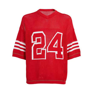 OEM 100% poliéster traje de fútbol Jerseys desgaste para la práctica de los hombres camisetas de fútbol personalizado fútbol americano Jersey - Product Image 6