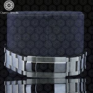 Reloj Mecánico de Acero Inoxidable Charm, Esfera de 40 mm, Correa de 20 mm, Cierre Oculto con Botón, Moda Masculina, Estilo Casual de Negocios, Formal, 10 Bar - Product Image 2