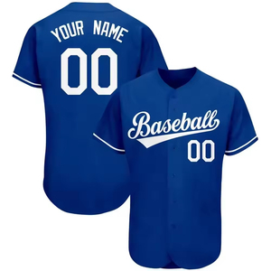 Factory Wholesale Unisex <b>Baseball</b> Jersey Customized Sublimation Printed With Unique Design Logo Plain Style Sportswear Softball - Product Image 1