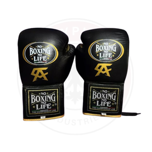 ถุงมือมวยหนังวัวแท้สำหรับมืออาชีพ, ถุงมือชกมวยหนังวัวแท้สำหรับต่อสู้ - Product Image 2