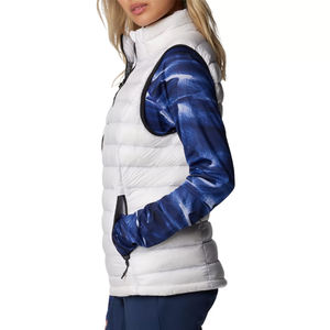 Chaqueta acolchada de Cordura impermeable sin mangas para mujer, ligera, cálida, con cremallera, a prueba de viento, opciones de marca personalizadas - Product Image 3