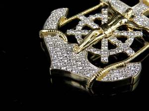 Best Quality High Demand 925 <b>Silver</b> <b>Pendant</b> with Moissanite Round Diamond Rose Gold Plated Fine Jewelry Hip Hop Style - Product Image 5