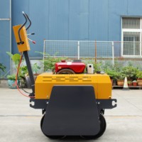 Mini rouleau compresseur à pied de mouton OEM 300 kg-700 kg, moteur essence/diesel, équipement de terrassement, pompe hydraulique Eaton, moteur principal du compacteur