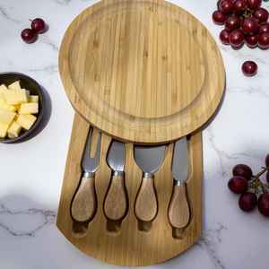 Ensemble de planches à fromage et à découper en bois naturel |   Planches de service de cuisine durables au prix le plus bas - Product Image 6