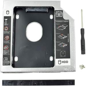 Caddy para Disco Duro Secundario de 9.5mm y 12.7mm para Laptop, USB SATA, Aleación de Aluminio, Bandejas Dobles de Aluminio, Marca Drive 95g - Product Image 3
