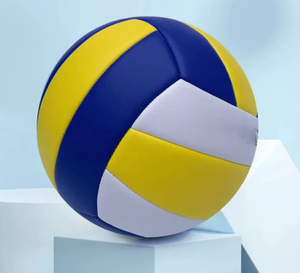 Ballon de volley-ball en PE souple et durable pour entraînement en intérieur et en extérieur, volley-ball de plage, logo personnalisé - Product Image 5