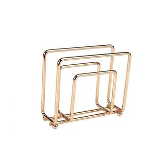 Servilletero decorativo de mesa de artículos de hotel de diseño estándar servilletero de gran calidad soporte de pie de indio Metal world - Product Image 1