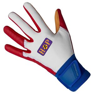 Direct Factory Durable Full-Finger Leather Baseball <b>Batting</b> Gloves Wholesale - Product Image 2