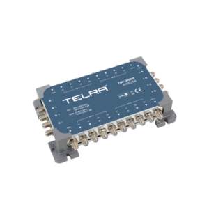 Commutateur satellite Telra TM-01008 10 entrées 8 sorties DiSEqC 2.0, commutateur en cascade Quattro LNB, système de parabole centralisée en métal 12V - Product Image 1