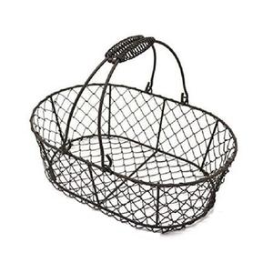 Finest Quality Iron Kitchen Egg Basket <b>Marvelous</b> Design Round Shape Black Color Egg Basket for Top Selling - Product Image 2