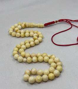 ลูกประคำอำพันอิสลามสีอำพันลูกปัดสำหรับสวดมนต์ - Product Image 1