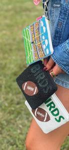 <b>Small</b> Beaded Coin Purse with Zipper Closure Mini Cute Change Purse for Stadium Bag for Money and Gifts-for <b>Game</b> Day - Product Image 5