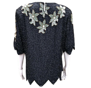 Camiseta sin mangas de una pieza de satén de longitud corta para mujer sostenible, transpirable, deslumbrante, con cuentas, hueco, dulce, Sexy, diseño de corazón, hueco - Product Image 4