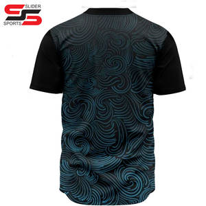 Haute qualité personnalisé 2025 rétro Cub neutre maillots de Baseball vendre des chemises à manches courtes de Baseball vierges - Product Image 2