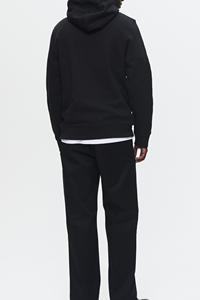 Sweat à capuche surdimensionné Streetwear de haute qualité pour hommes avec manches longues en coton teint uni de haute qualité avec broderie de logo personnalisée - Product Image 2