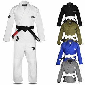 Traje de entrenamiento ligero personalizable de Jiu Jitsu brasileño BJJ Gi, algodón suave, costura duradera, fábrica OEM - Product Image 1