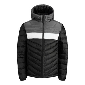 Best Selling Waterproof Puffer <b>Jackets</b> Men OEM/ODM Services Unique Design Canvas Fabric Stand Collar Winter <b>Pattern</b> - Product Image 1