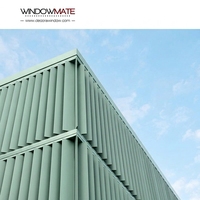 Store en aluminium durable pour façade murale extérieure, ventilation, décoration, pare-soleil, imperméable