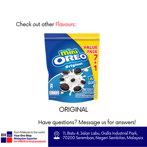 Oreo Mini Sô Cô La Bánh Sandwich 17.5G Giá Trị Gói Cắn Kích Thước Ca cao Cookie Kem Halal Snack Mondelez Malaysia Mix Container Giá Rẻ - Product Image 4