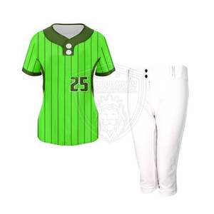Uniforme de Softball en deux pièces avec un design confortable et élégant uniforme de Softball athlétique avec tissu de contrôle de l'humidité - Product Image 5
